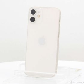 (中古)Apple iPhone12 mini 128GB ホワイト MGDM3J/A SIMフリー(297-ud)