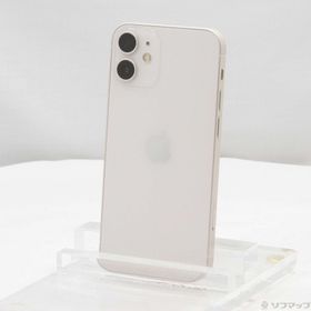(中古)Apple iPhone12 mini 64GB ホワイト MGA63J/A SIMフリー(276-ud)