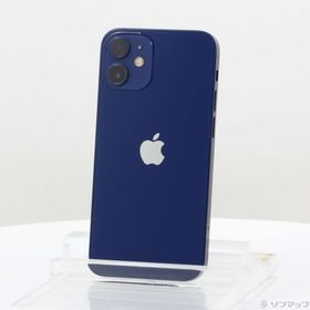 (中古)Apple iPhone12 mini 64GB ブルー MGAP3J/A SIMフリー(276-ud)