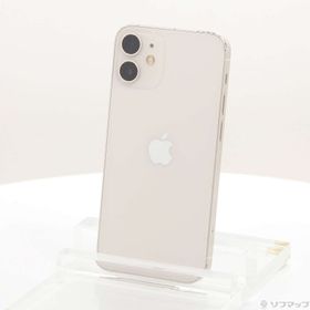 (中古)Apple iPhone12 mini 128GB ホワイト MGDM3J/A SIMフリー(258-ud)