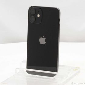 (中古)Apple iPhone12 mini 64GB ブラック MGA03J/A SIMフリー(377-ud)