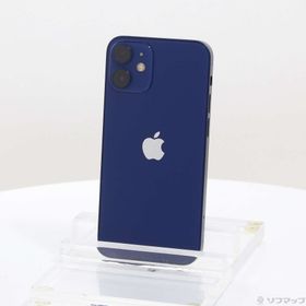 (中古)Apple iPhone12 mini 64GB ブルー NGAP3J/A SIMフリー(349-ud)