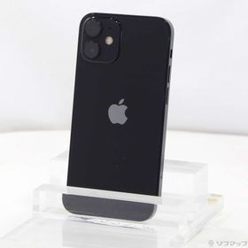 (中古)Apple iPhone12 mini 64GB ブラック MGA03J/A SIMフリー(348-ud)