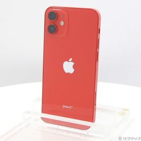 (中古)Apple iPhone12 mini 128GB プロダクトレッド MGDN3J/A SIMフリー(269-ud)