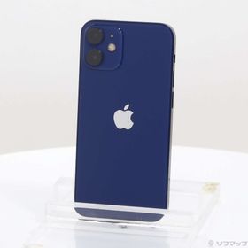 (中古)Apple iPhone12 mini 64GB ブルー MGAP3J/A SIMフリー(349-ud)