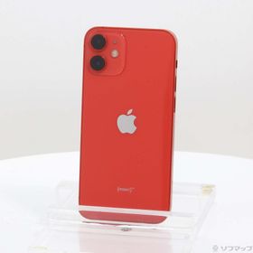 (中古)Apple iPhone12 mini 128GB プロダクトレッド MGDN3J/A SIMフリー(344-ud)