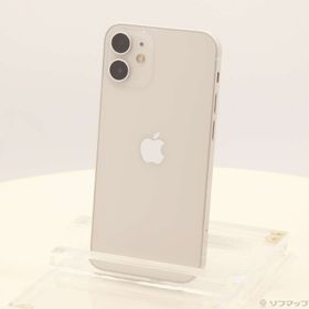 (中古)Apple iPhone12 mini 128GB ホワイト MGDM3J/A SIMフリー(276-ud)