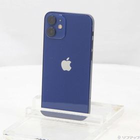 (中古)Apple iPhone12 mini 64GB ブルー MGAP3J/A SIMフリー(276-ud)
