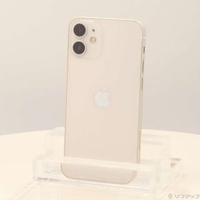 (中古)Apple iPhone12 mini 128GB ホワイト MGDM3J/A SIMフリー(349-ud)