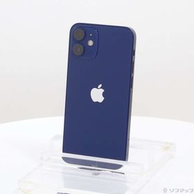 (中古)Apple iPhone12 mini 64GB ブルー MGAP3J/A SIMフリー(377-ud)
