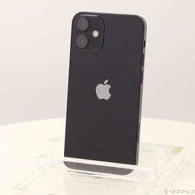 (中古)Apple iPhone12 mini 64GB ブラック MGA03J/A SIMフリー(276-ud)