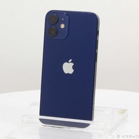 (中古)Apple iPhone12 mini 128GB ブルー MGDP3J/A SIMフリー(344-ud)