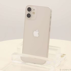 (中古)Apple iPhone12 mini 128GB ホワイト MGDM3J/A SIMフリー(276-ud)
