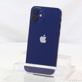 (中古)Apple iPhone12 mini 64GB ブルー MGAP3J/A SIMフリー(276-ud)