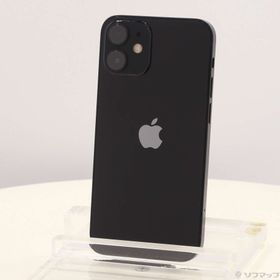 (中古)Apple iPhone12 mini 128GB ブラック MGDJ3J/A SIMフリー(352-ud)