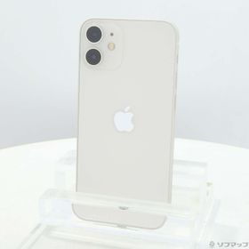 (中古)Apple iPhone12 mini 64GB ホワイト MGA63J/A SIMフリー(305-ud)