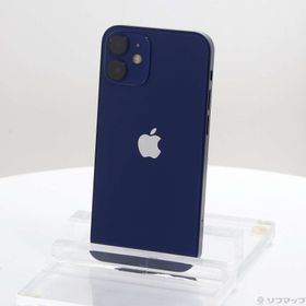 (中古)Apple iPhone12 mini 64GB ブルー MGAP3J/A SIMフリー(198-ud)
