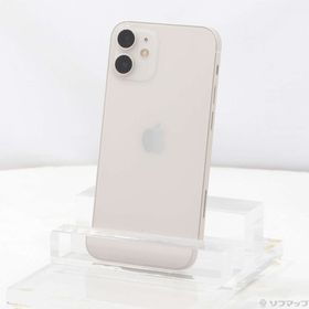 (中古)Apple iPhone12 mini 64GB ホワイト MGA63J/A SIMフリー(196-ud)