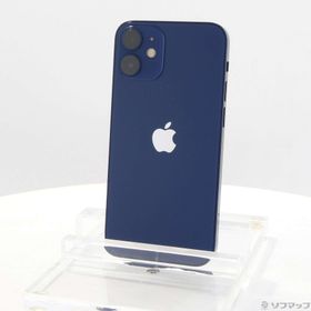 (中古)Apple iPhone12 mini 64GB ブルー MGAP3J/A SIMフリー(269-ud)