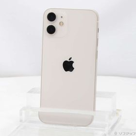 (中古)Apple iPhone12 mini 64GB ホワイト MGA63J/A SIMフリー(247-ud)