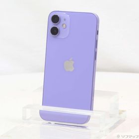 (中古)Apple iPhone12 mini 64GB パープル MJQC3J/A SIMフリー(262-ud)