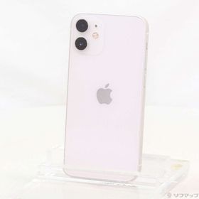 (中古)Apple iPhone12 mini 128GB ホワイト MGDM3J/A SIMフリー(305-ud)