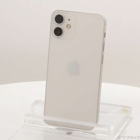 (中古)Apple iPhone12 mini 128GB ホワイト MGDM3J/A SIMフリー(305-ud)