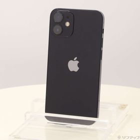(中古)Apple iPhone12 mini 128GB ブラック MGDJ3J/A SIMフリー(348-ud)