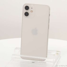 (中古)Apple iPhone12 mini 128GB ホワイト MGDM3J/A SIMフリー(344-ud)