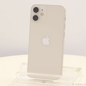 (中古)Apple iPhone12 mini 128GB ホワイト MGDM3J/A SIMフリー(196-ud)