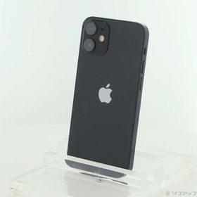 (中古)Apple iPhone12 mini 128GB ブラック MGDJ3J/A SIMフリー(349-ud)