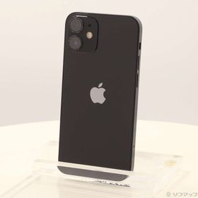 (中古)Apple iPhone12 mini 64GB ブラック MGA03J/A SIMフリー(258-ud)