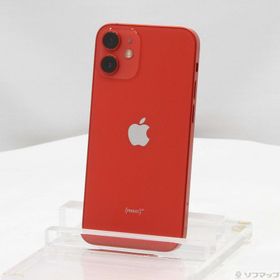 (中古)Apple iPhone12 mini 64GB プロダクトレッド MGAE3J/A SIMフリー(348-ud)