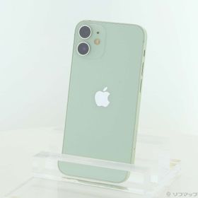(中古)Apple iPhone12 mini 64GB グリーン MGAV3J/A SIMフリー(344-ud)
