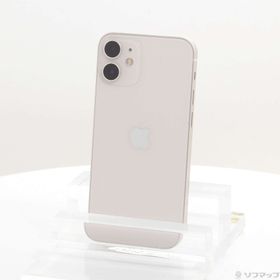 (中古)Apple iPhone12 mini 64GB ホワイト MGA63J/A SIMフリー(198-ud)