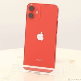(中古)Apple iPhone12 mini 128GB プロダクトレッド MGDN3J/A SIMフリー(262-ud)