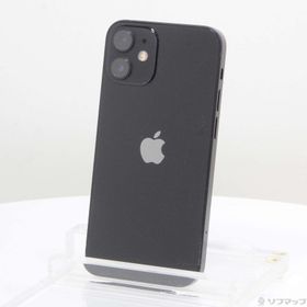 (中古)Apple iPhone12 mini 256GB ブラック MGDR3J/A SIMフリー(258-ud)