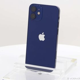 (中古)Apple iPhone12 mini 128GB ブルー MGDP3J/A SIMフリー(344-ud)