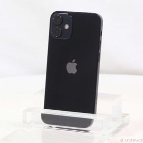 (中古)Apple iPhone12 mini 128GB ブラック MGDJ3J/A SIMフリー(377-ud)