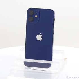 (中古)Apple iPhone12 mini 256GB ブルー MGDV3J/A SIMフリー(344-ud)