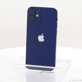 (中古)Apple iPhone12 mini 128GB ブルー MGDP3J/A SIMフリー(258-ud)