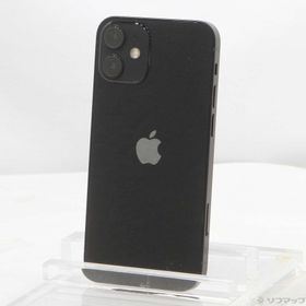 (中古)Apple iPhone12 mini 128GB ブラック MGDJ3J/A SIMフリー(295-ud)