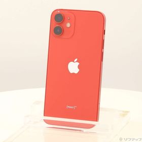 (中古)Apple iPhone12 mini 64GB プロダクトレッド MGAE3J/A SIMフリー(348-ud)