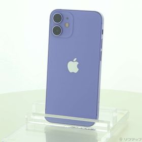 (中古)Apple iPhone12 mini 128GB パープル MJQD3J/A SIMフリー(258-ud)