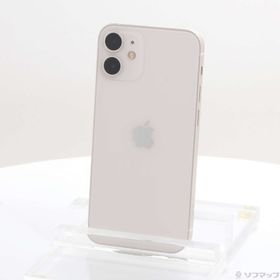 (中古)Apple iPhone12 mini 128GB ホワイト MGDM3J/A SIMフリー(348-ud)
