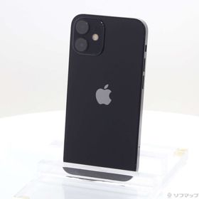 (中古)Apple iPhone12 mini 64GB ブラック MGA03J/A SIMフリー(349-ud)