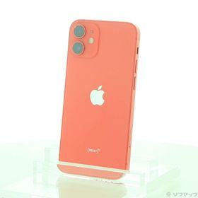 (中古)Apple iPhone12 mini 128GB プロダクトレッド MGDN3J/A SIMフリー(344-ud)