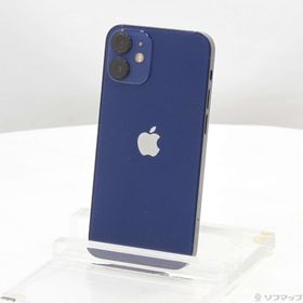 (中古)Apple iPhone12 mini 128GB ブルー MGDP3J/A SIMフリー(295-ud)