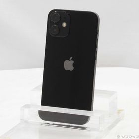 (中古)Apple iPhone12 mini 64GB ブラック MGA03J/A SIMフリー(295-ud)