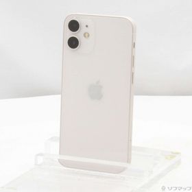 (中古)Apple iPhone12 mini 128GB ホワイト MGDM3J/A SIMフリー(258-ud)
